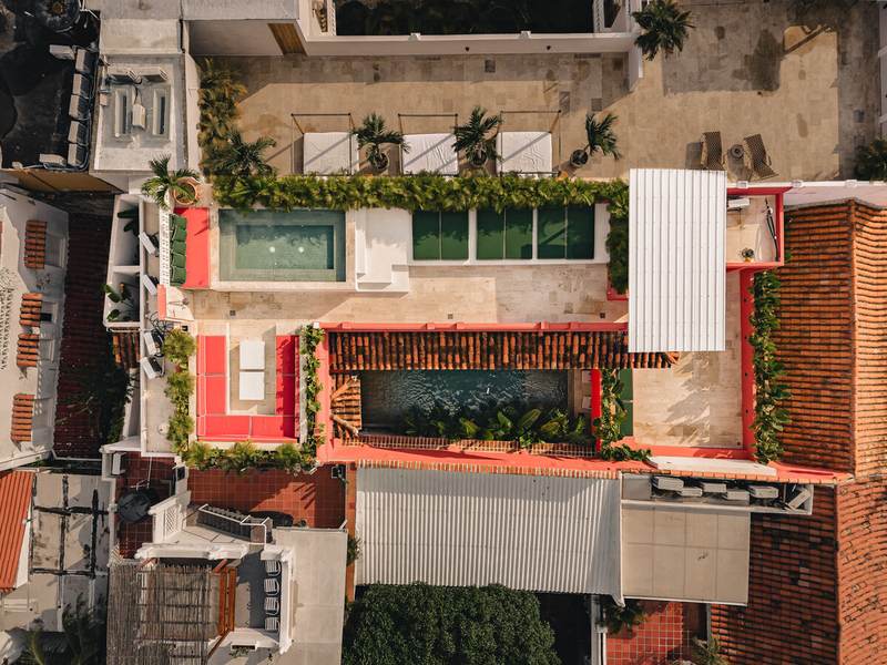 Aerial view of Casa Kai